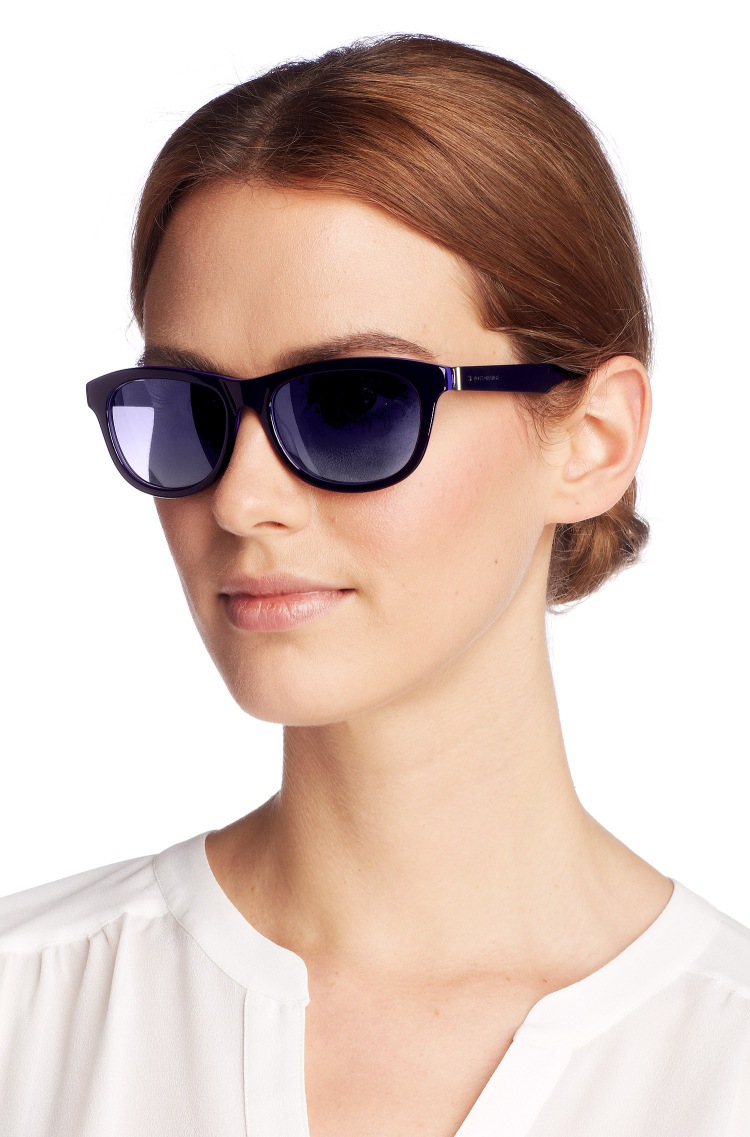 雨果博斯 hugo boss 欧洲代购 女款太阳眼镜 深色镜片 时尚 58031055