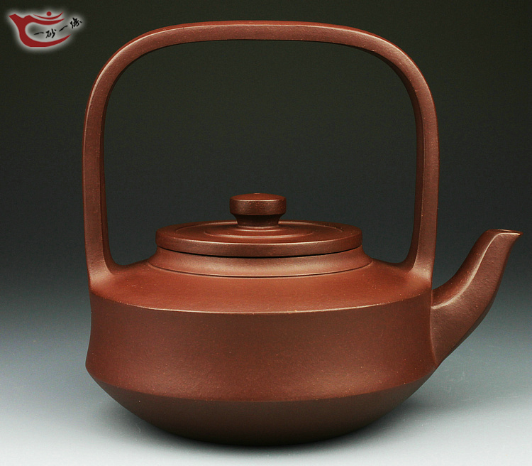 一砂一砾正品原矿紫泥提壁提梁670cc全手工壶宜兴紫砂壶茶壶