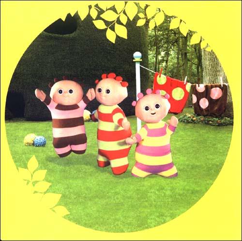 后来,所有的花园宝宝都一起跳啊跳.原来,花园宝宝