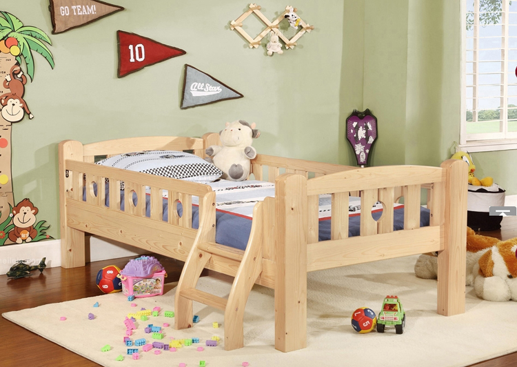 优怡居 中式风格 进口实木 带楼梯 单层 儿童床 公主床 王子床 0.