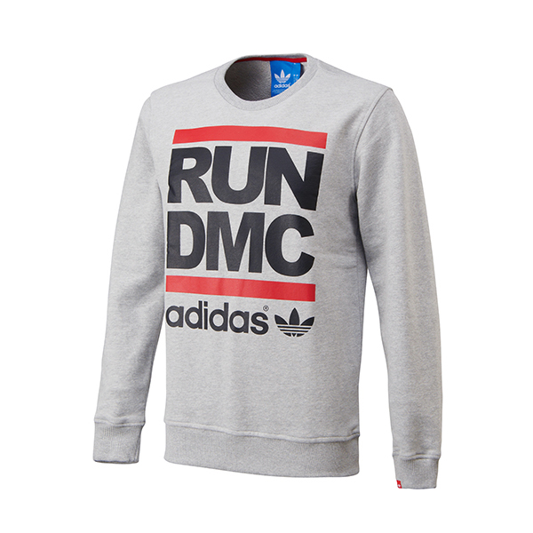 adidas/三叶草 run dmc hoody 圆领卫