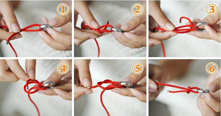 打结方法参考如下