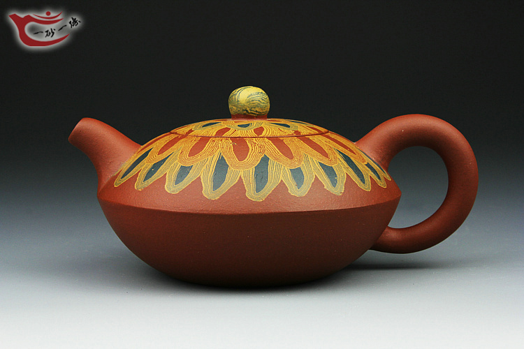 【一砂一砾】正品 清水泥 绞泥 230cc 彩云 全手工宜兴紫砂壶茶壶