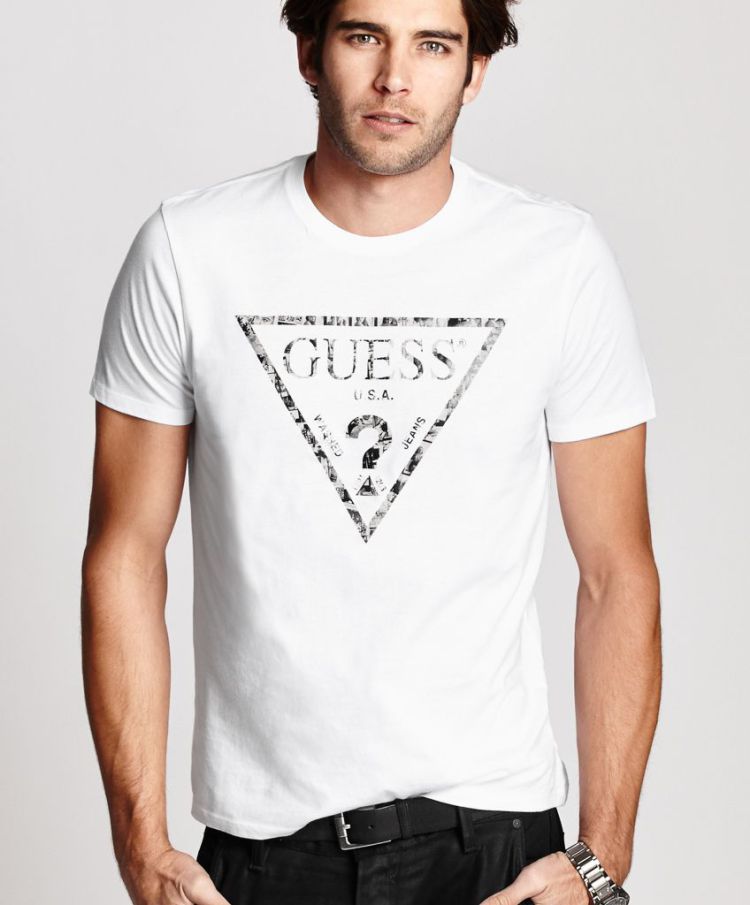 guess/盖尔斯 美国代购 男款t恤 圆领 短袖 印花 m41391k2li0