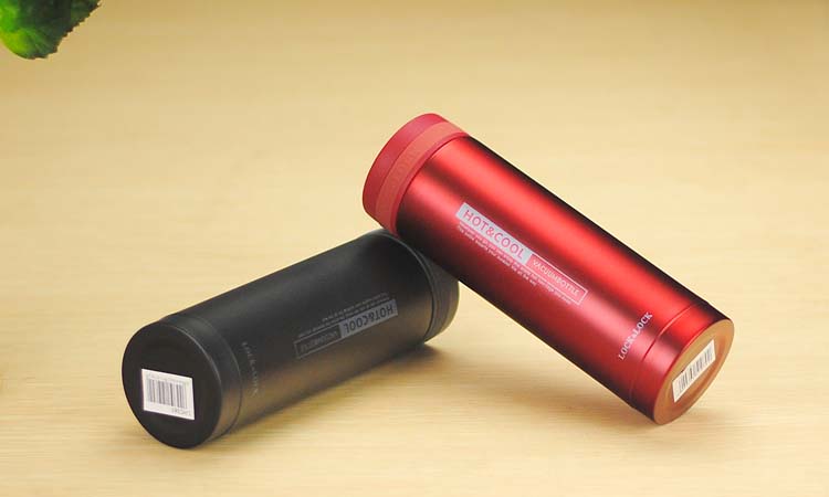 乐扣乐扣/locklock 保温杯茶杯LHC系列不锈钢车载杯情侣杯办公杯水杯 各种组合可选 情侣装 红色加黑色