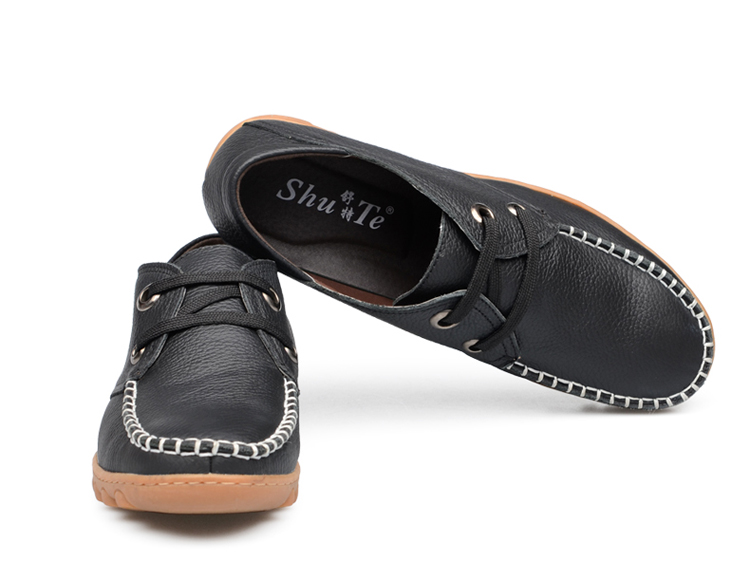 【西征客-舒特】男士英伦头层牛皮休闲皮鞋商务休运动鞋真牛皮男鞋子