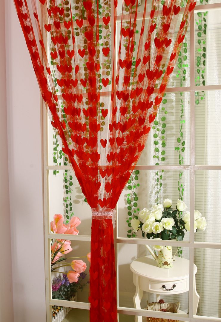 60 美双绝(msj)风水圆珠转运珠帘系列装饰门帘窗帘 风水珠帘轨道 定制