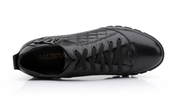 巴利迪亚 2013新品男士商务休闲鞋 豆豆鞋内增高男鞋时尚潮流真皮