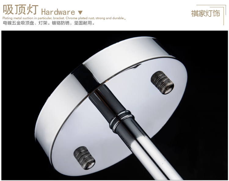 祺家 水晶吊灯艺术吸顶灯吊灯两用奢华客厅灯餐厅灯饰灯具SD11 直径32cm含LED光源