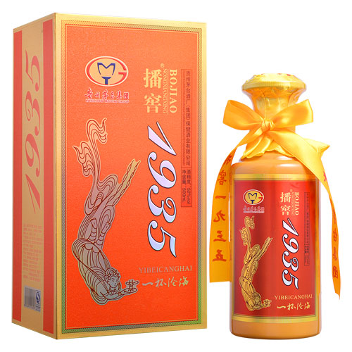 贵州 贵州 商品特点 茅台播窖1935一杯沧海,传承茅台传统酿造工艺,以