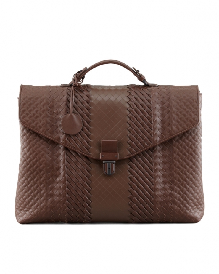 宝缇嘉bottegaveneta男式商务包brownq00114547