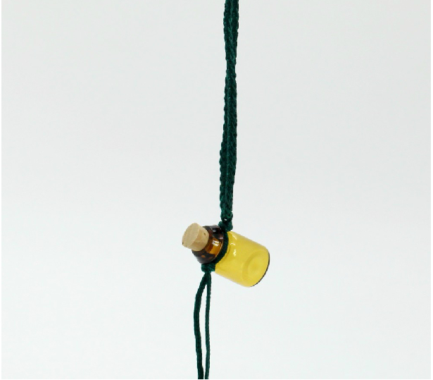 芳馨 茶色精油瓶项链  装饰品 开运瓶/香薰饰品//精油项链 F84230