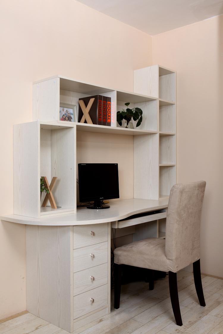 索菲亚 定制家具 f款电脑台置物柜 xldntf 定制整体台式电脑桌套装