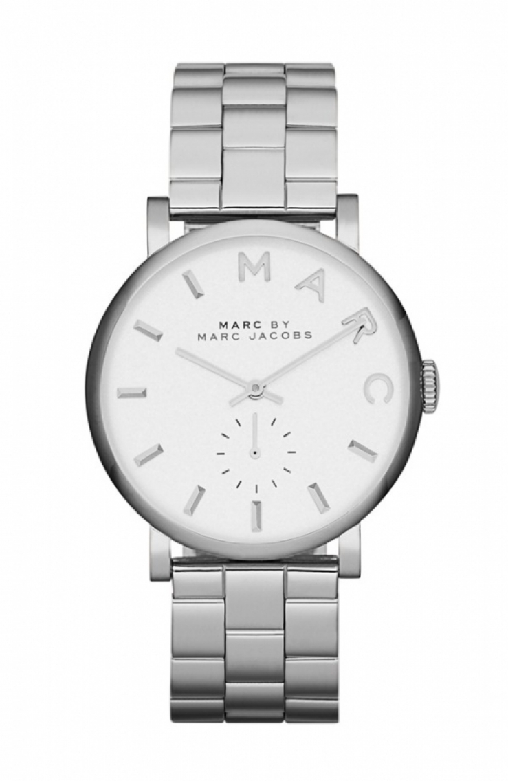 马克雅可布 marc jacobs 女式合金带手表 silver q00076409 one size