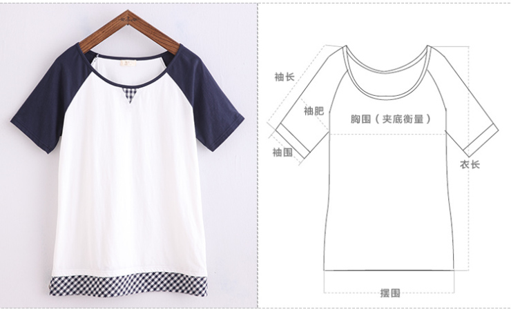 尺码 衣长 胸围 摆围 袖长 袖肥 袖围 模特小茜 模特小娜