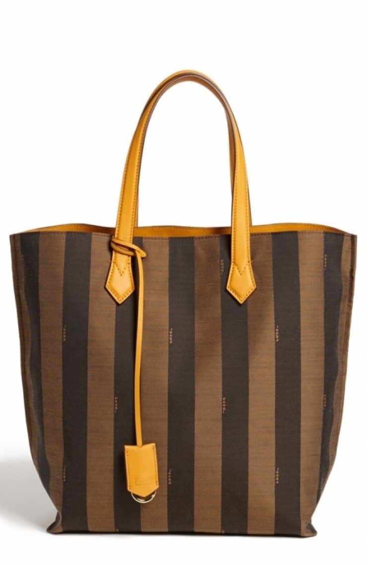 芬迪fendi 女式手提包 tobacco/ yellow q00075557