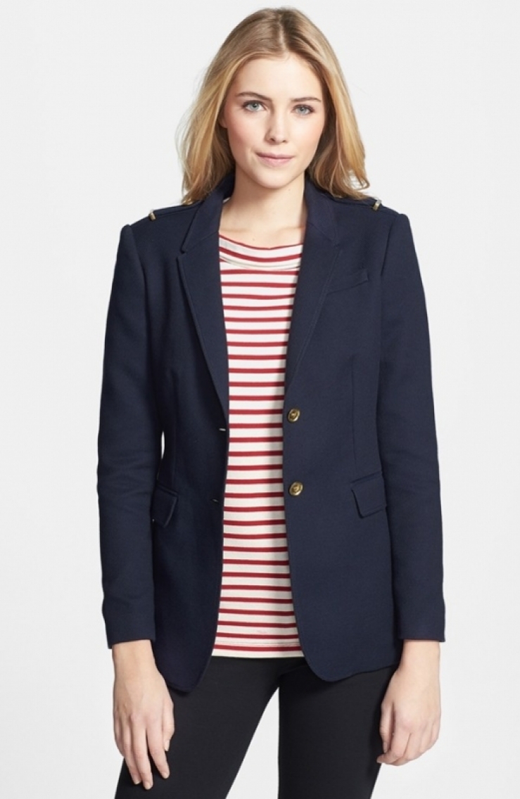 巴宝莉burberry女式休闲西装navyq000755336