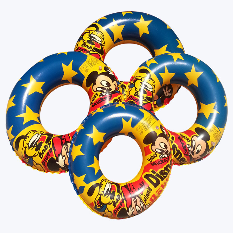 奇彩贝泳圈米奇图案 成人/儿童游泳圈 救生圈 60cm