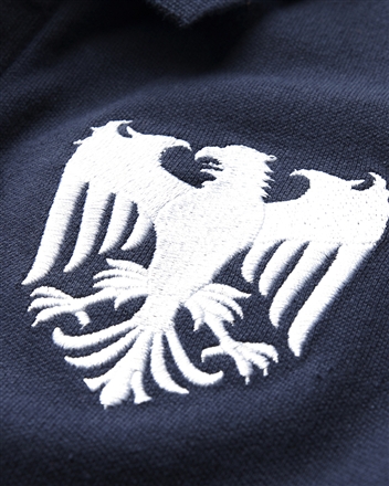 左胸狮鹫绣标,趣味童真