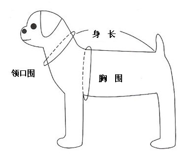 37cm 51cm xxl 33cm 42cm 60cm * 领口围:量给爱犬上链子的部位的尺寸