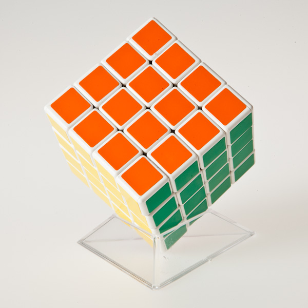 圣手2色弹簧四阶魔方 益智玩具 7088a 创意减压玩具 黑色