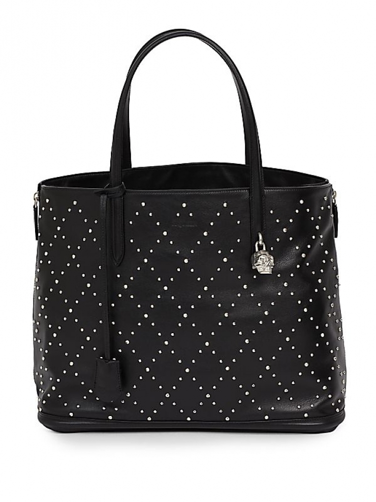 亚历山大 麦昆 alexander mcqueen 女式手提包 black q00017108