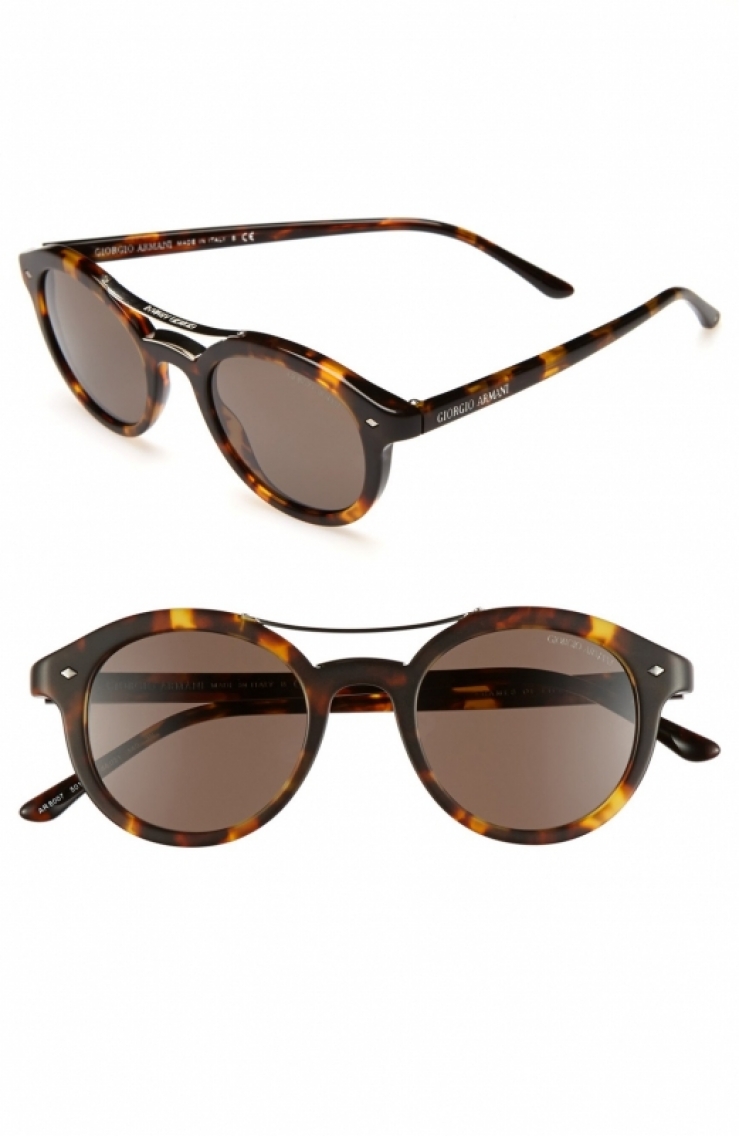 乔治阿玛尼 giorgio armani 男式太阳镜 matte havana q00020923