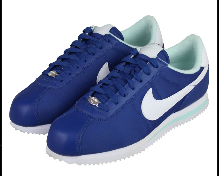 耐克nike男鞋低帮阿甘跑步鞋跑鞋复刻鞋运动鞋 476716-402 深蓝色 39