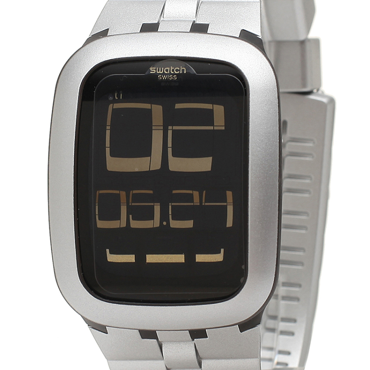 原创系列:银色登陆 商品名称:swatch surc101 市场价格:1080 表带颜色