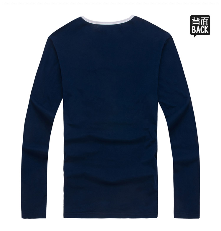 麦根(mxn) 2013秋装男士上衣长袖t恤男圆领拼接 秋衣男韩版 潮 纯棉