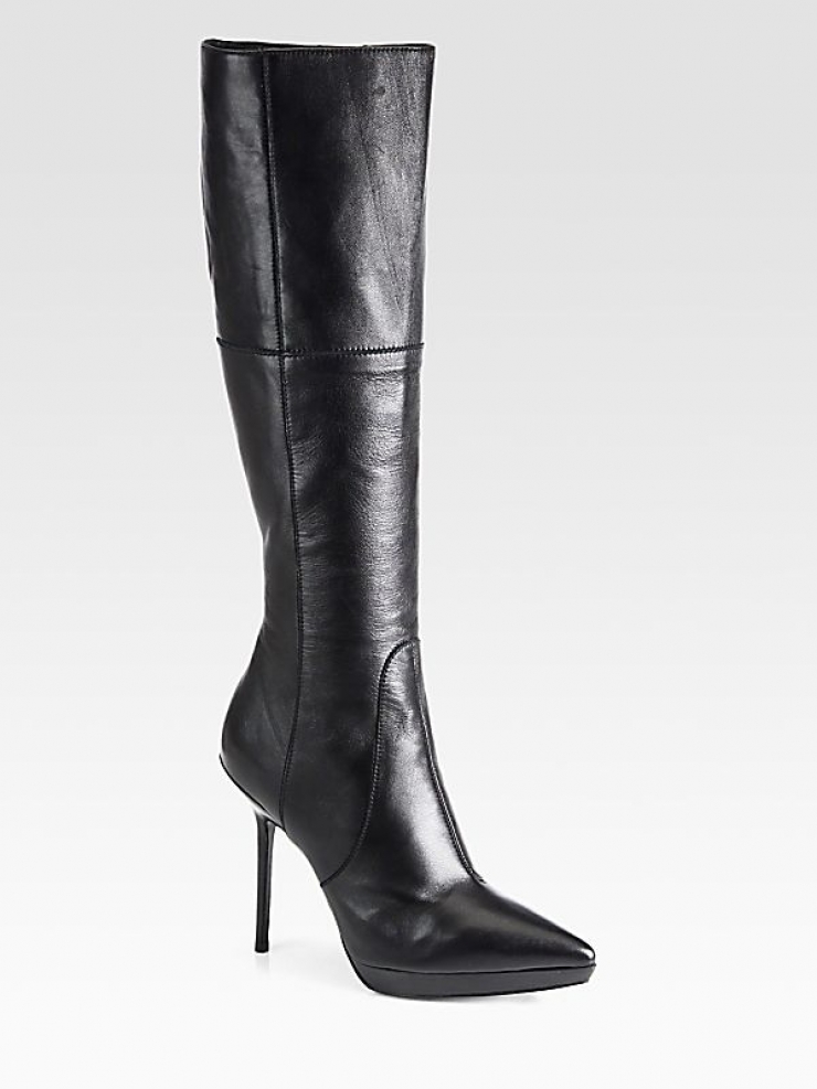 品牌:巴宝莉 burberry 产地:意大利 款式:女式长筒靴 产品颜色:黑色