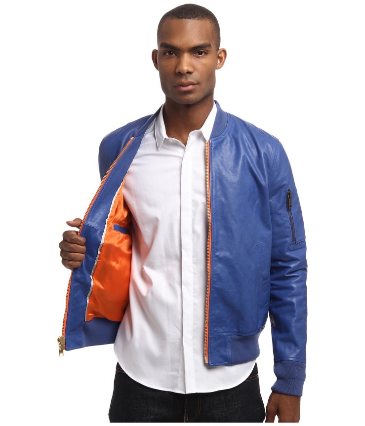 马克雅可布 marc jacobs 男式休闲夹克 cobalt q00123470 50