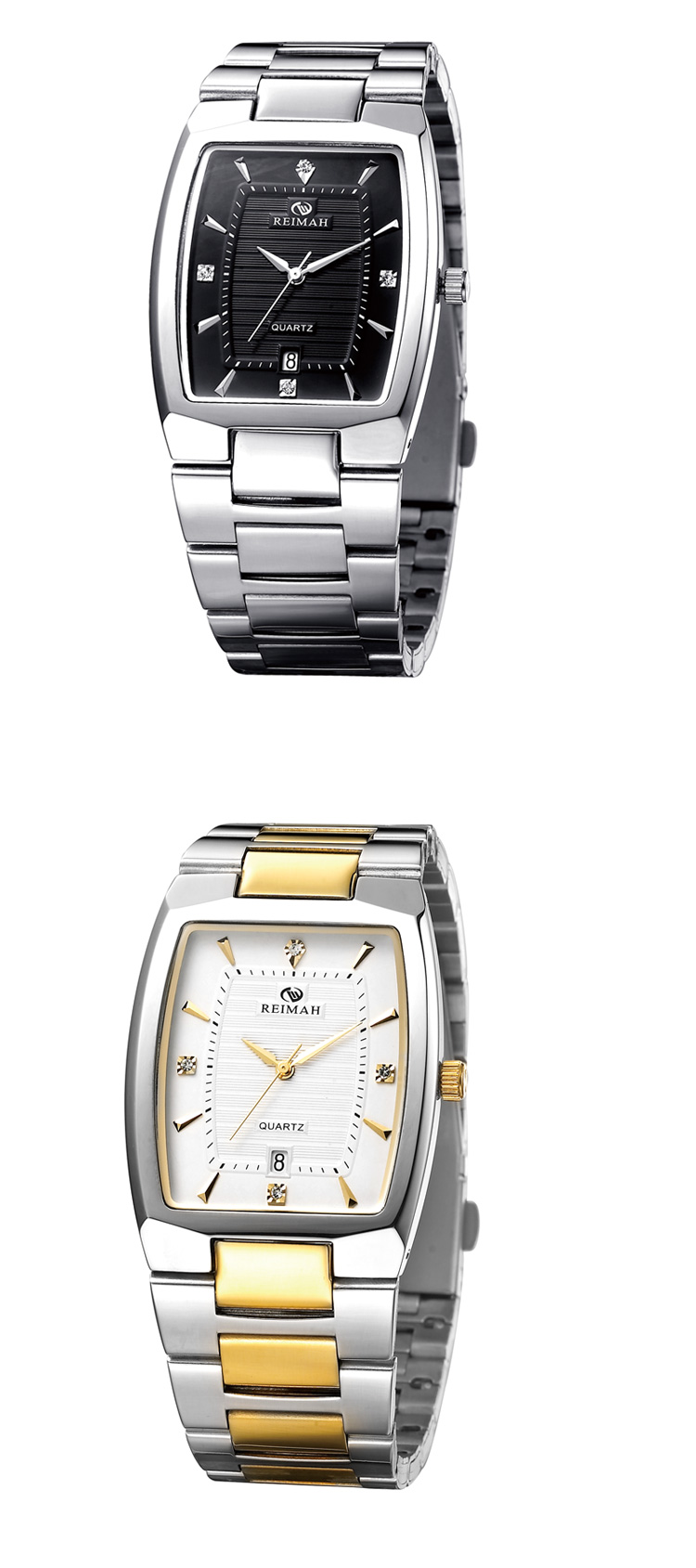 雷迈手表 正品 石英表 男士手表 女士手表 方形 商务表 日历5028