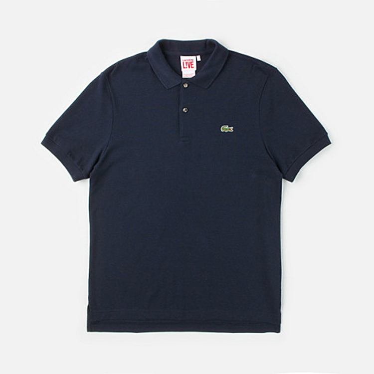 美国专柜 lacoste 鳄鱼 2403 13年新款翻领纯色男士polo衫 短袖t恤