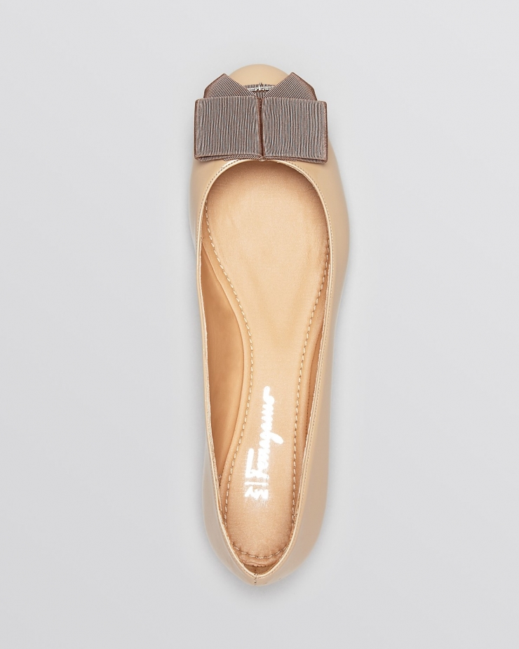 菲拉格慕 salvatore ferragamo 女式平底鞋 beige q00088991 7