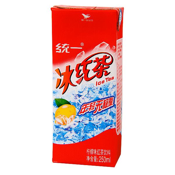 统一 冰红茶 250ml/包 原产地: 广东 保质期: 365天 储藏方法: 存放于