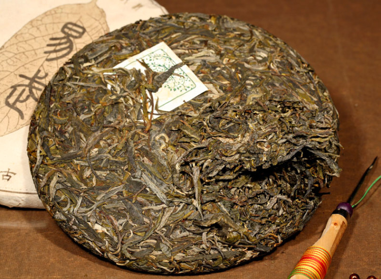 五百年古树茶系列【易武】纯料生饼 易武没有老班章霸气而猛烈的味道