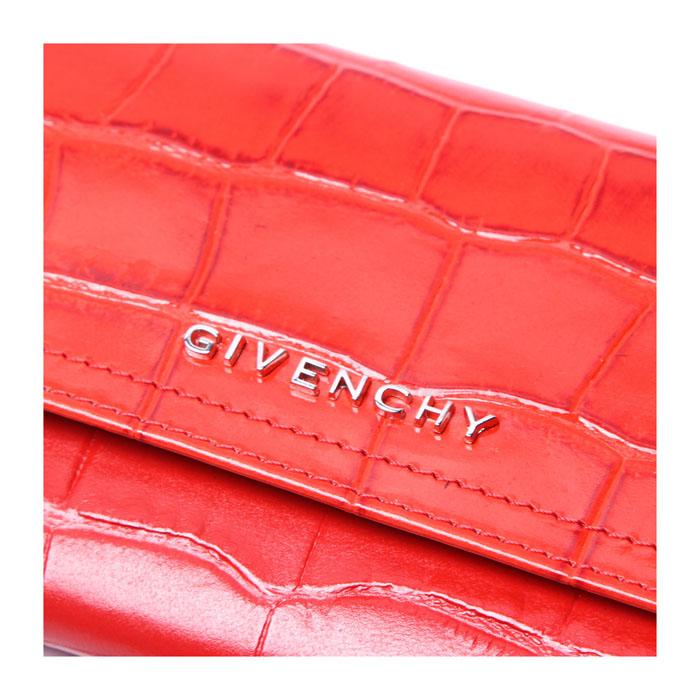 givenchy 纪梵希 女士纽扣式牛皮全皮钱包 13g6213-110-610 红色 f