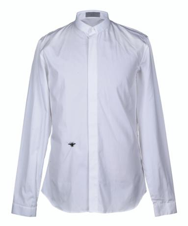 dior 迪奥 dior homme白色全棉男士长袖衬衣 xl