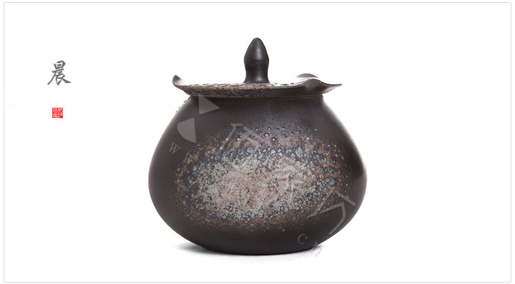 
                                        伍家坊 星空 陶瓷罐陶瓷 瓷器 普洱醒茶罐 茶具 三款陶瓷茶叶罐 储茶罐存茶罐 夜                