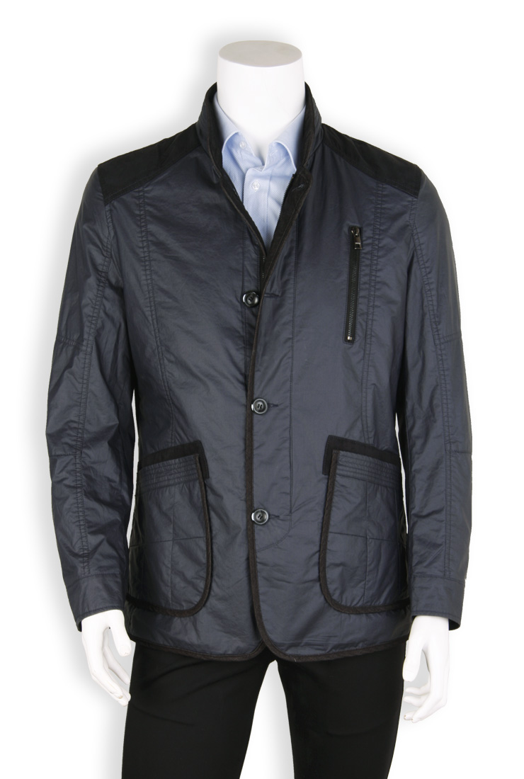 【步云男装】13年 立领夹克 男 休闲夹克外套2色 93250 黑色 190