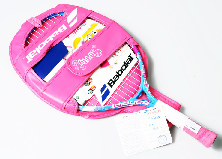 babolat百保力儿童网球拍小孩网球拍成品 140109蓝色 19in