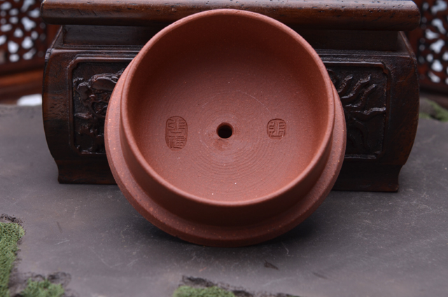 壶中世界 宜兴紫砂壶 张健 (全手工六方竹节井栏壶) 原矿清水泥 紫砂