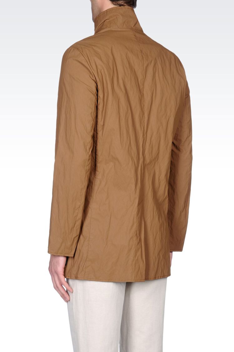 ac阿玛尼 欧美代购 男款涤纶立领拉链长袖夹克外套41410190cl