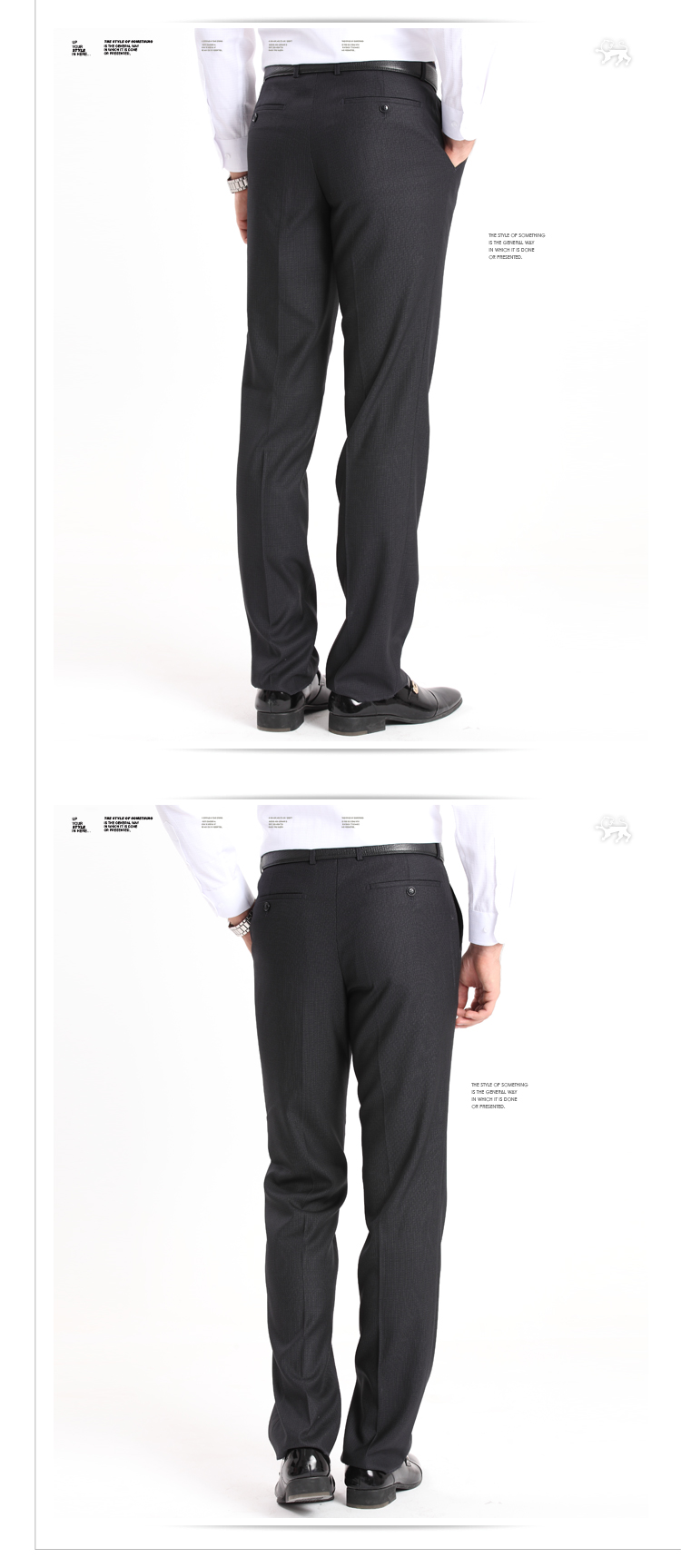虎都西裤专柜正品 新款男士休闲西装长裤 商务男装直筒免烫男vf1aaa