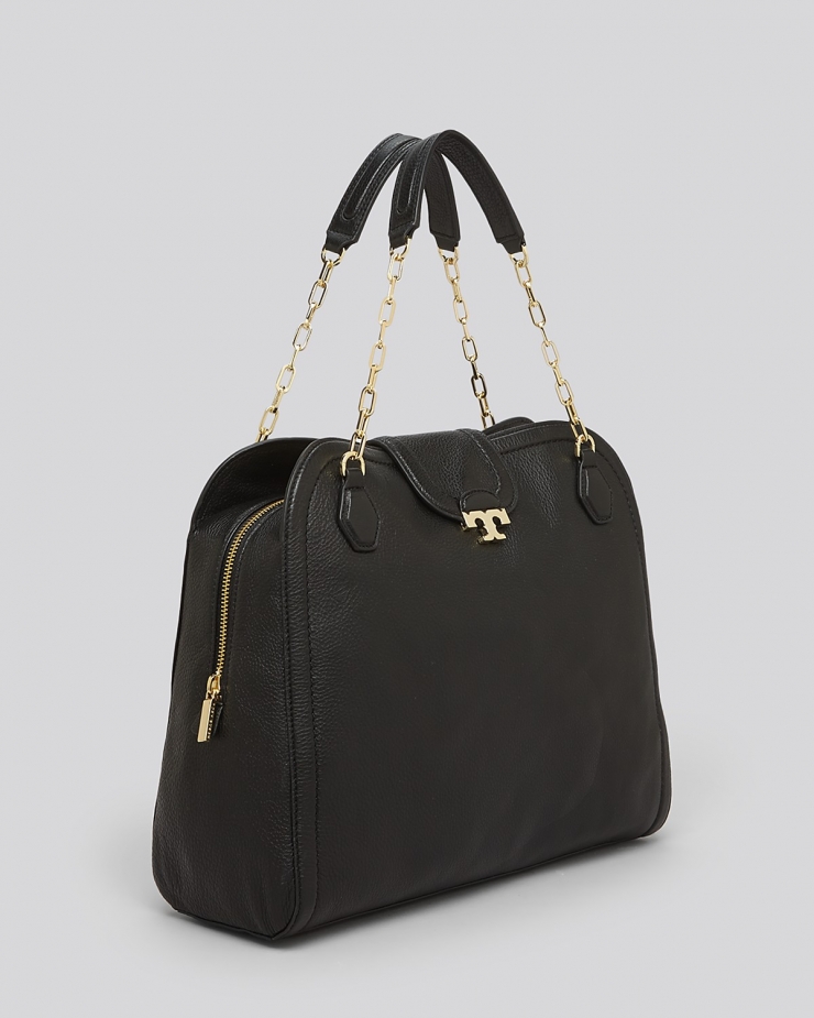 托里伯奇 tory burch 女式手提包 black q00049855【图片 价格 品牌 