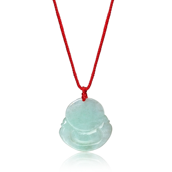 周大福 佛公 翡翠吊坠 k61944