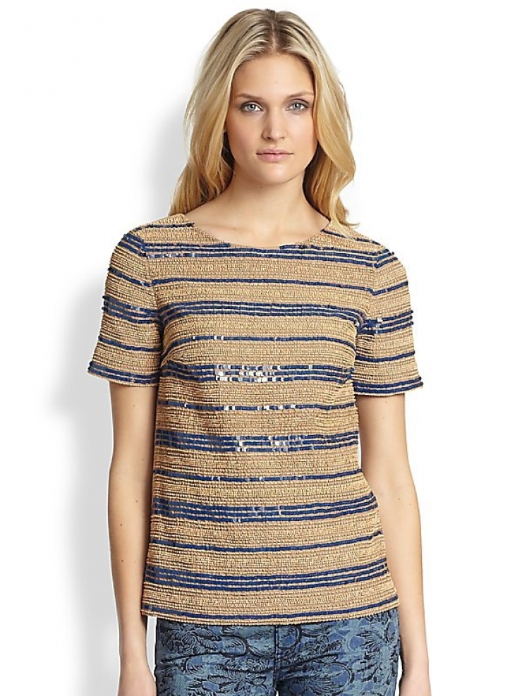 托里伯奇 tory burch 女式短袖t恤 almond q00076705 8