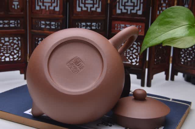 黄龙壶缘 宜兴紫砂壶 陈菊华国家助工(西施壶)手工壶 原矿底槽清 紫砂