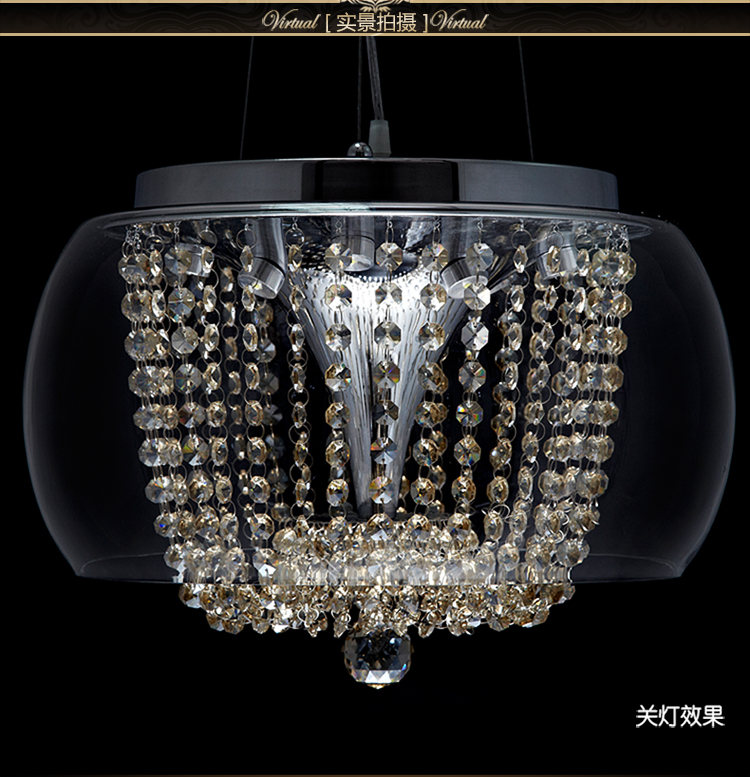 沐家 餐厅简约灯具吊灯卧室灯饰现代书房灯过道灯阳台灯MU8025 直径40CM吊灯